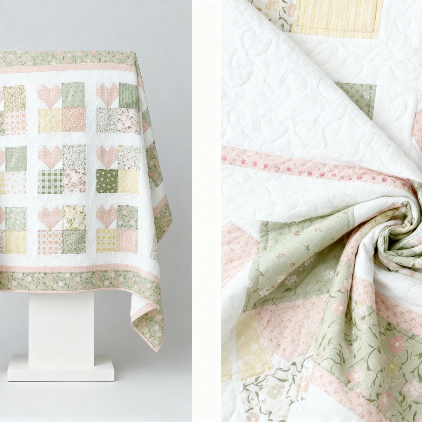 Love Patchwork Quilt Pattern