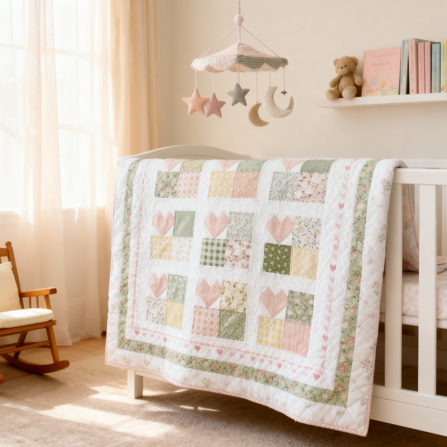 Love Patchwork Quilt Pattern