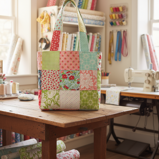 Flourish Grocery Bag Quilt Patterns