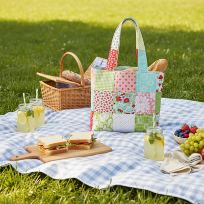 Flourish Grocery Bag Quilt Patterns