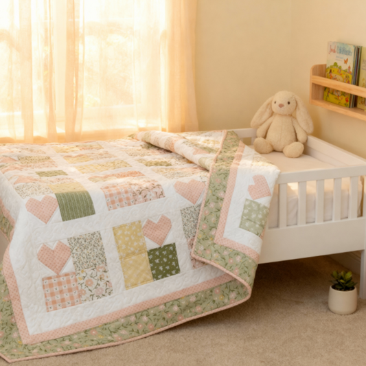 Love Patchwork Quilt Pattern