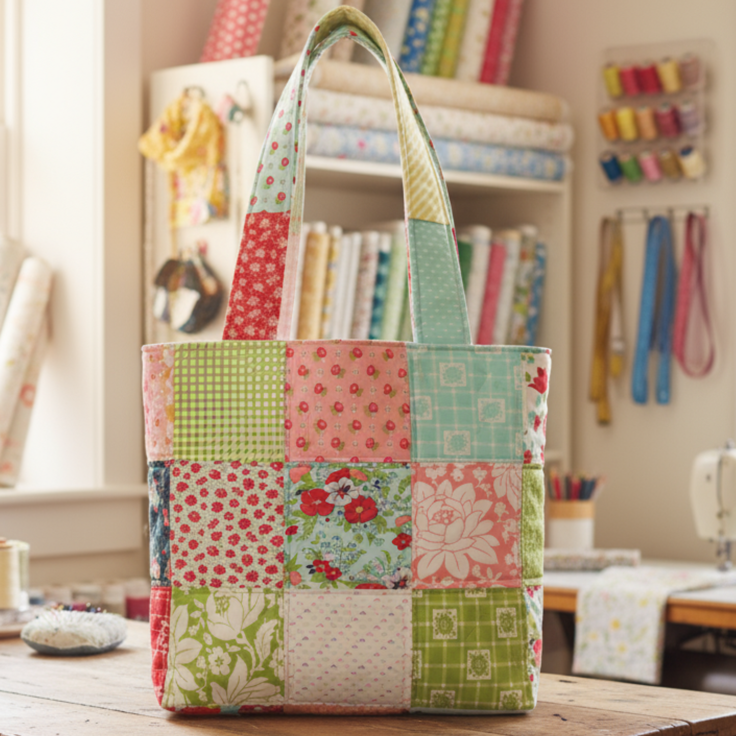 Flourish Grocery Bag Quilt Patterns